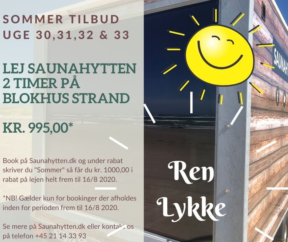 SOMMER TILBUD Uge 30,31,32 & 33